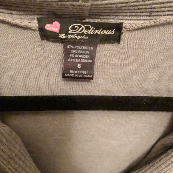 Grey knit long top - Picture 3 of 3